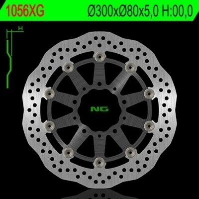 Disco de freno NG 1056XG 299,5 x 80 x 5,0 1056XG