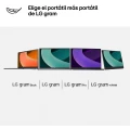 Portátil LG gram 14Z90S-V.AP75B, Intel Core Ultra 7 155H, 16 GB RAM, 512 GB SSD, Intel Arc, 14 pulgadas, WUXGA, Windows 11 Pro, negro obsidiana - imagen 5