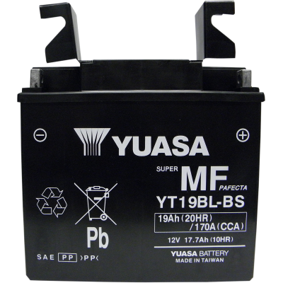 Baterías sin mantenimiento AGM YUASA YT19BL-BS(CP)