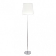 Pie Salon Maldivas 1xe27 Cromo/blanco 175x40x40 Cm