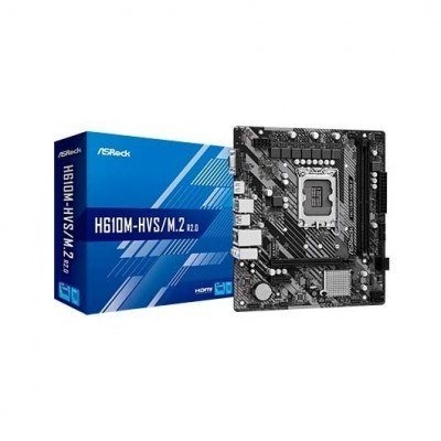 Placa base asrock 1700 h610m - hvs - m.2 r2.0