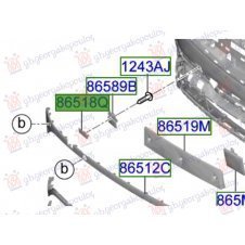 CUBIERTA BOLA DE ENGANCHE DELANTERA 2024- (O)