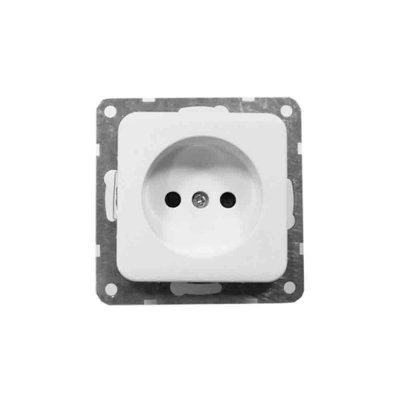 Base 10-16a empotrar serie term blanco 70x35x70mm (bolsa blister)