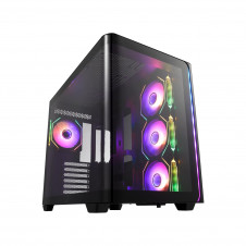 FSP M580-BA Carcasa Midi Tower mITX, mATX Negro ARGB