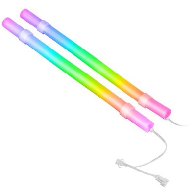 Fundas argb mars gaming para tubos de refrigeracion liquida mca - wt