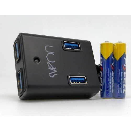 Sveon ub USB 3.0 4 puertos con adaptador de corriente