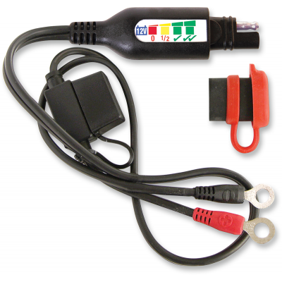 Cable de batería permanente Optimate con estado de batería/carga TECMATE O124