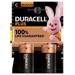 Pila Duracell ALCALINA PLUS C LR14 K2 1 BLISTER