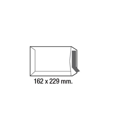 SAM C.250 bolsas 162x229mm kraft verjurado