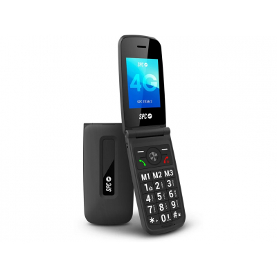 Teléfono Móvil SPC Titan 2 para Personas Mayores/ Negro