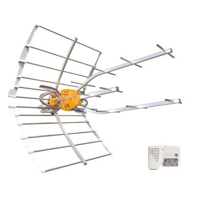 Antena TV UHF ELLIPSE 38dB con Alimentador TELEVES