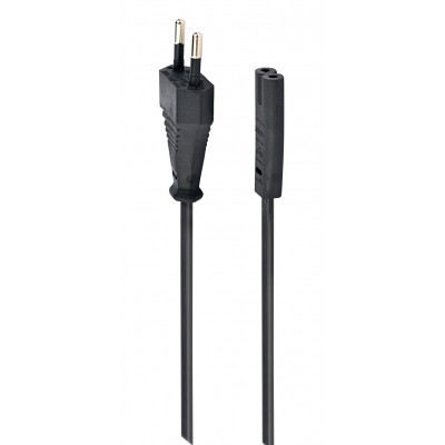 PC-184/2 cable de transmisión Negro 1,8 m Enchufe tipo C C8 acoplador
