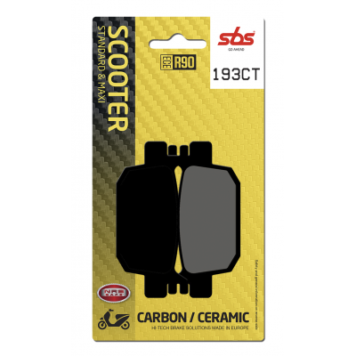 CT Scooter Carbon Tech Organic Brake Pads SBS 193CT