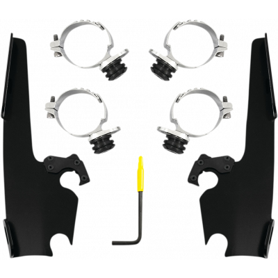 Kit de anclaje completo Trigger-Lock para parabrisas Fats/Slim MEMPHIS SHADES MEB2054