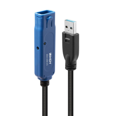 43361 cable USB USB 3.2 Gen 1 (3.1 Gen 1) 20 m USB A Negro