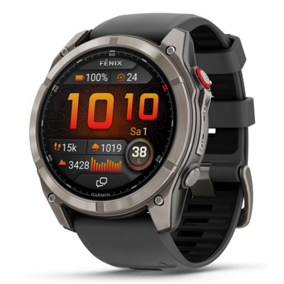 Garmin fenix 8 pro zafiro - 51mm - smartwatch premium gps multideporte - conectividad satelital y lte - pantalla táctil amoled - altavoz y micrófono integrados - mapas y hasta 27 días de autónomía - g