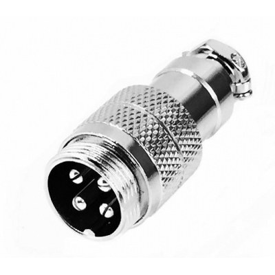 Conector Microfono Macho aereo 4 Contactos Prolongador