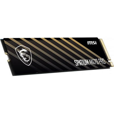 MSI Spatium M470 PRO PCIE 4.0 NVME M.2 500GB unidad de estado sólido PCI Express 4.0 3D NAND