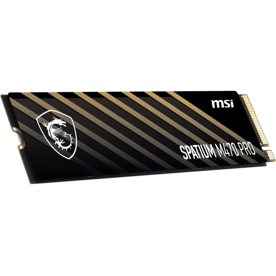 MSI Spatium M470 PRO PCIE 4.0 NVME M.2 500GB unidad de estado sólido PCI Express 4.0 3D NAND