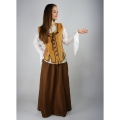 Falda medieval de algodón pesado 