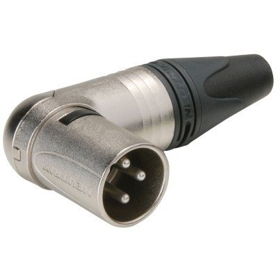Conector XLR Macho 3Pin acodado NC3MRC