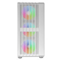 CAJA ATX SEMITORRE GAMING MARS GAMING MCVAULTW FRONTAL BLANCO MALLA VERTICAL 4x120mm ARGB 3xPCI VERT
