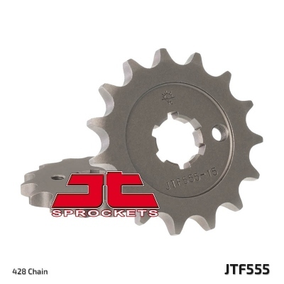 Piñón JT SPROCKETS acero estándar 555 - Paso 428 JTF555.13