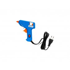 Pistola termofusible mini liderpapel de 25w con gatillo dispensador y 2 barras de repuesto de 7 mm diametro x 100 mm