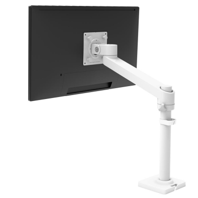 NX Series NX MONITOR ARM WHITE 86,4 cm (34) Escritorio Negro, Blanco