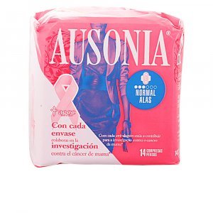 AUSONIA normal compresas con alas 14 u