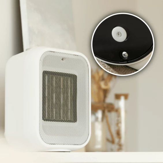 Calefactor cerámico de sobremesa Cecotec ReadyWarm 1500 Max Ceramic White, 1.500 W, blanco - imagen 11