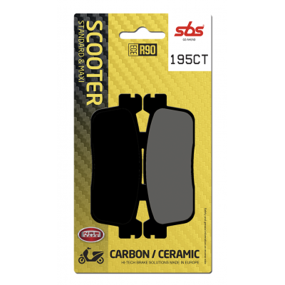 CT Scooter Carbon Tech Organic Brake Pads SBS 195CT