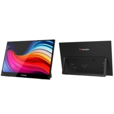 Monitor Portátil Táctil Verbatim Touch Light 14/ Full HD/ Multimedia/ Negro