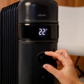Radiador de aceite Taurus Agadir Connect 1500, 1.500 W, 7 elementos, modo Eco, WiFi, negro - imagen 4