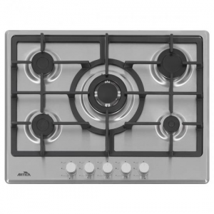 Placa de gas Artica AXG7050 5F inox 70cm FORJA WOK