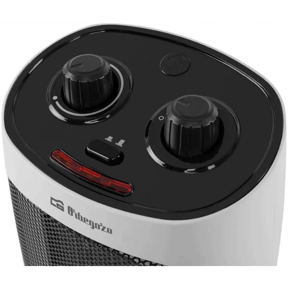 Calefactor cerámico Orbegozo CR 5032, 2.000 W, blanco y negro - imagen 5