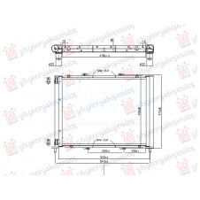 RADIATOR WITH CONDENSER (FIXED) 1.5DCI K9K700/704 (NRF)