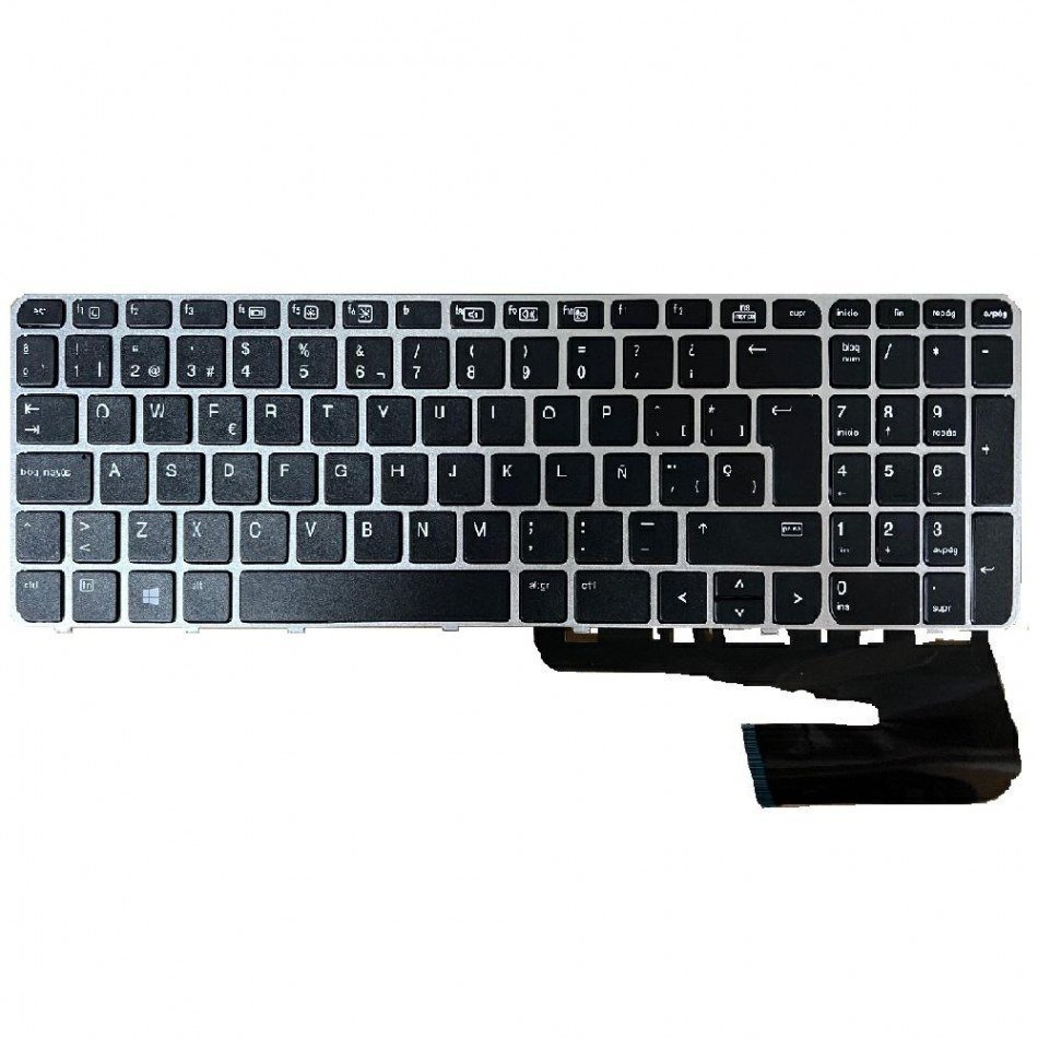 Teclado para portátil Hp Probook 755 G3 / 850 G3 / 850 G4 / ZBOOK 15U G3 G4 / Negro