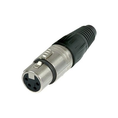 Conector XLR Hembra 4Pin NEUTRIK NC4FX