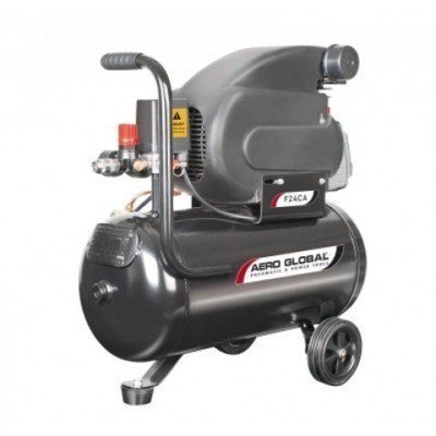 COMPRESOR 24L 2CV CON ACEITE AEROGLOBAL