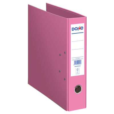 Dohe Archivador Ecofile - 320x285mm - Carton Rigido Forrado con Papel Offset Impreso - Ollao, Rado, Tarjetero Adhesivo - Cantonera Metalica - Mecanismo de Palanca Niquelado