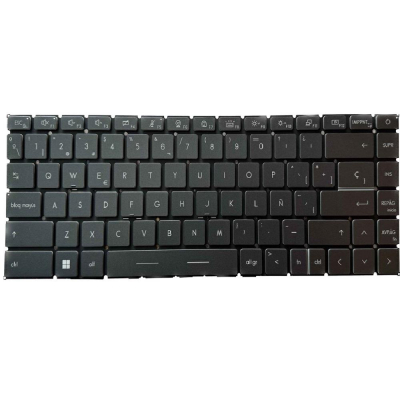 Teclado compatible para portátil MSI modern 14 Series Retroiluminado