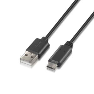 Aisens Cable Usb 2.0 3A Tipo Usb-C/M-A/M Negro 0,5M