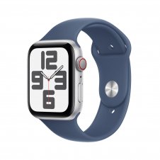 Apple Watch SE OLED 44 mm Digital 368 x 448 Pixeles Pantalla táctil 4G Plata Wifi GPS (satélite)