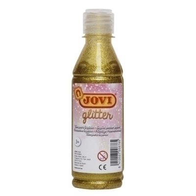 TEMPERA JOVI LIQ.GLITTER 250 ml ORO