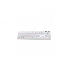 iggual Teclado gaming mecánico PEARL RGB blanco
