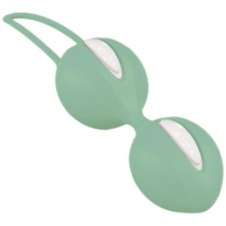 FUN FACTORY SMARTBALLS DUO BOLAS PELVICAS BLANCO / VERDE PISTACHO