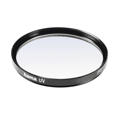Hama Filtro Ultravioleta de 72mm Recubrimiento Doble - Cristal Optico - Color Negro