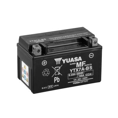 Yuasa battery YTX7A-BS Combipack (con electrolito) YTX7A-BS