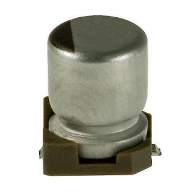 Condensador Electrolitico SMD 100UF 25Vdc 105ºC 6,3x7,7mm